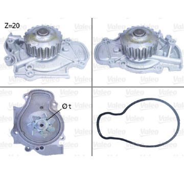 Vodní čerpadlo, chlazení motoru VALEO 506321