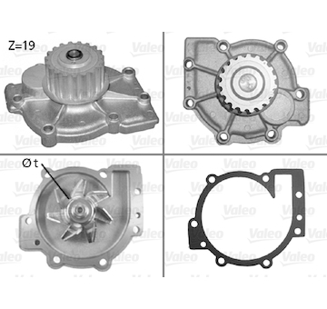 Vodní čerpadlo, chlazení motoru VALEO 506325