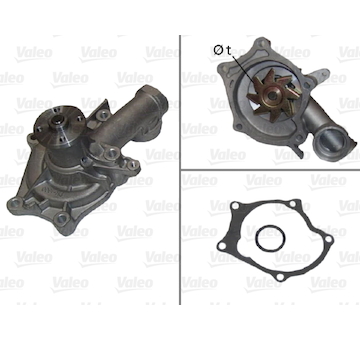 Vodní čerpadlo, chlazení motoru VALEO 506407