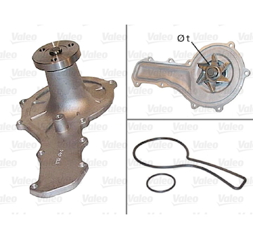 Vodní čerpadlo, chlazení motoru VALEO 506455