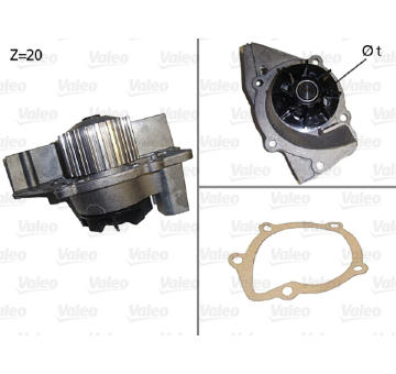 Vodní čerpadlo, chlazení motoru VALEO 506531