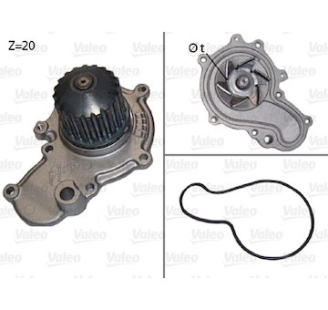 Vodní čerpadlo, chlazení motoru VALEO 506538