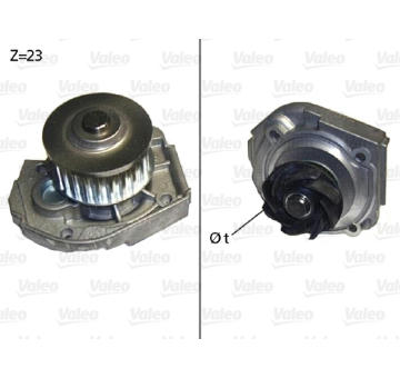 Vodní čerpadlo, chlazení motoru VALEO 506598