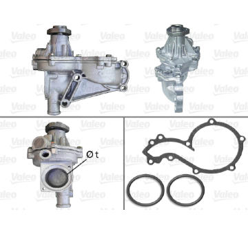 Vodní čerpadlo, chlazení motoru VALEO 506603
