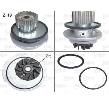 Vodní čerpadlo, chlazení motoru VALEO 506648