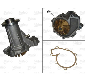 Vodní čerpadlo, chlazení motoru VALEO 506671