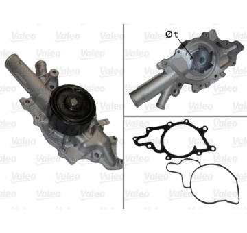 Vodní čerpadlo, chlazení motoru VALEO 506676