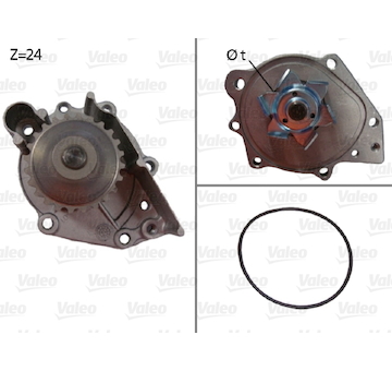 Vodní čerpadlo, chlazení motoru VALEO 506696