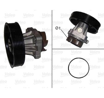 Vodní čerpadlo, chlazení motoru VALEO 506716