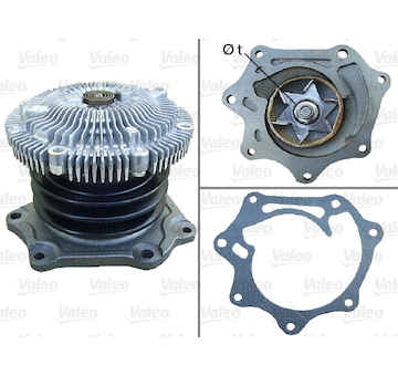 Vodní čerpadlo, chlazení motoru VALEO 506733