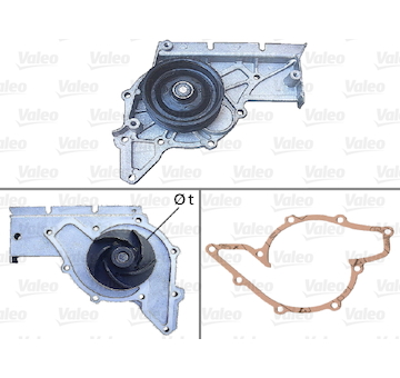 Vodní čerpadlo, chlazení motoru VALEO 506781
