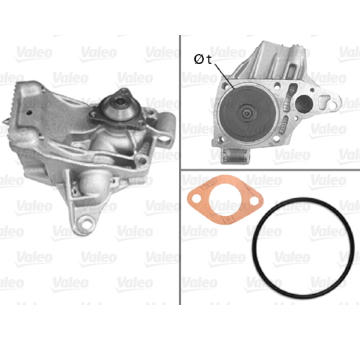 Vodní čerpadlo, chlazení motoru VALEO 506783