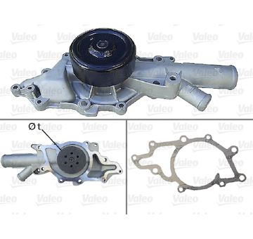 Vodní čerpadlo, chlazení motoru VALEO 506831