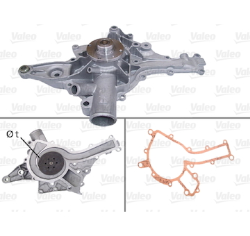 Vodní čerpadlo, chlazení motoru VALEO 506832