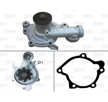 Vodní čerpadlo, chlazení motoru VALEO 506857