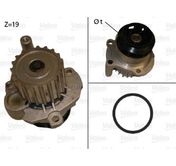 Vodní čerpadlo, chlazení motoru VALEO 506874