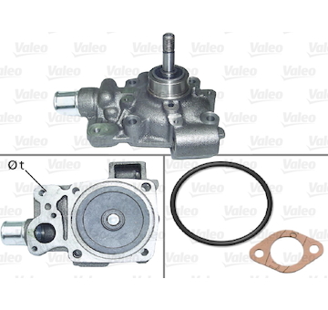 Vodní čerpadlo, chlazení motoru VALEO 506879