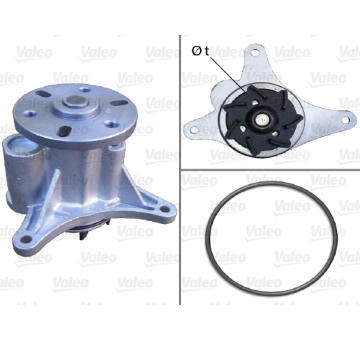 Vodní čerpadlo, chlazení motoru VALEO 506952