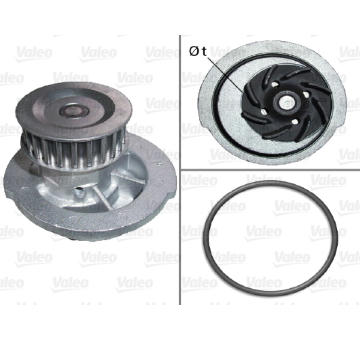 Vodní čerpadlo, chlazení motoru VALEO 506953
