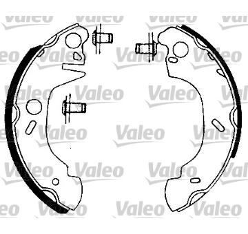 Sada brzdových čelistí VALEO 562073