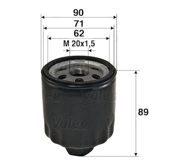 Olejový filtr VALEO 586004