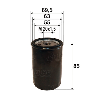 Olejový filtr VALEO 586021