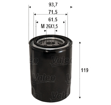 Olejový filtr VALEO 586090