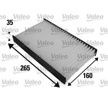 Filtr, vzduch v interiéru VALEO 698454