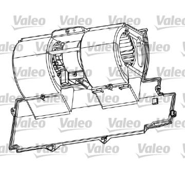 vnitřní ventilátor VALEO 698511