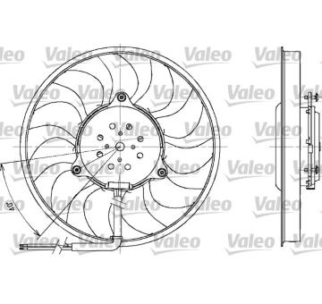 Větrák, chlazení motoru VALEO 698611