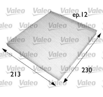 Filtr, vzduch v interiéru VALEO 698691