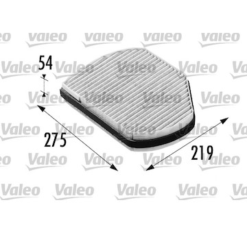 Filtr, vzduch v interiéru VALEO 698697