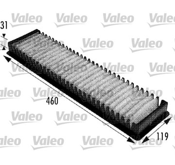 Filtr, vzduch v interiéru VALEO 698725