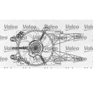 Větrák, chlazení motoru VALEO 698763