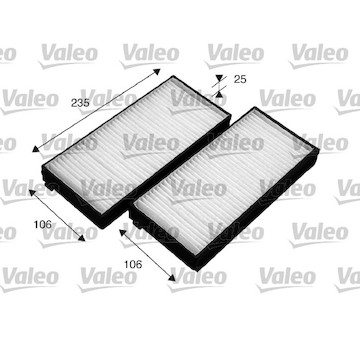 Filtr, vzduch v interiéru VALEO 715523