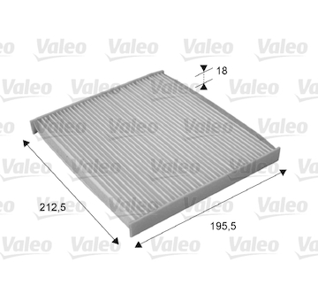 Filtr, vzduch v interiéru VALEO 715689