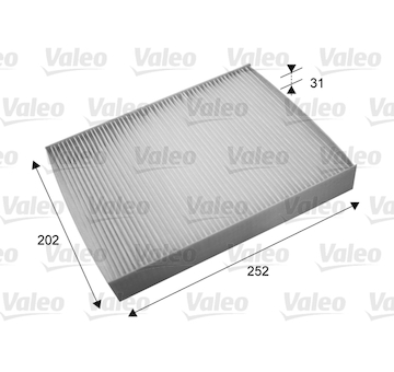 Filtr, vzduch v interiéru VALEO 715697