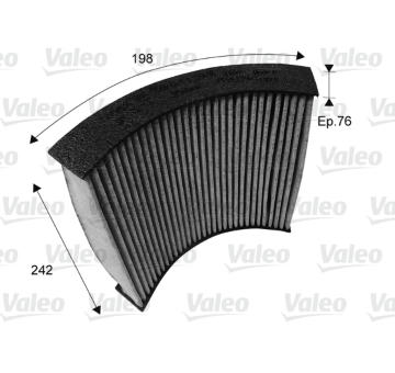 Filtr, vzduch v interiéru VALEO 715719