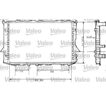 Chladič, chlazení motoru VALEO 730360
