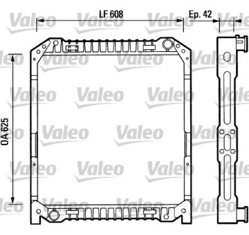 Chladič, chlazení motoru VALEO 730379