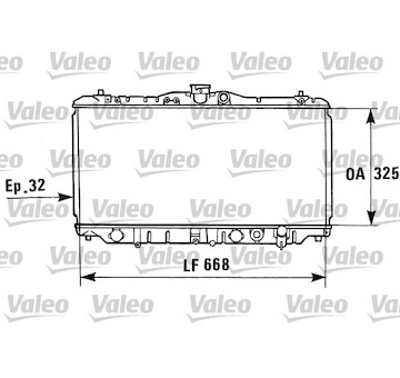 Chladič, chlazení motoru VALEO 730430