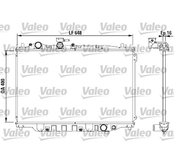 Chladič, chlazení motoru VALEO 730440