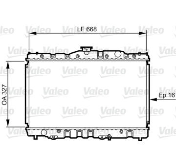 Chladič, chlazení motoru VALEO 730469