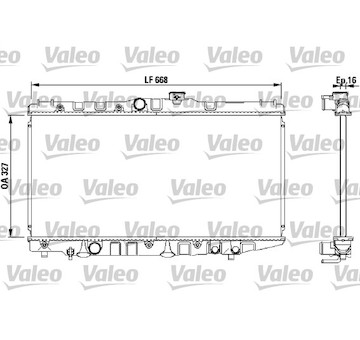 Chladič, chlazení motoru VALEO 730471