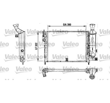 Chladič, chlazení motoru VALEO 730491