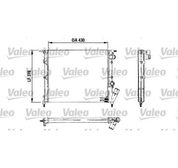 Chladič, chlazení motoru VALEO 730499
