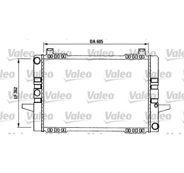 Chladič, chlazení motoru VALEO 730562