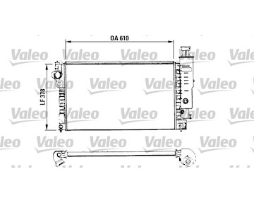 Chladič, chlazení motoru VALEO 730575