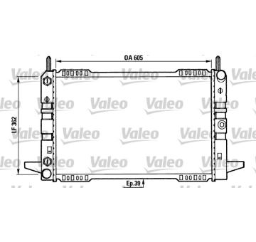 Chladič, chlazení motoru VALEO 730586