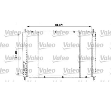 Chladič, chlazení motoru VALEO 730591